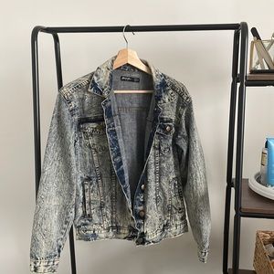 Nasty Gal Acid Wash Jean Jacket